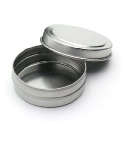 MagnaKoys Empty Slip Slide Round Tin Containers for Lip Balm, Crafts, Cosmetic, Candles, Storage Kit 1/2 Oz (5) 5 12 51zqtlfNk8L