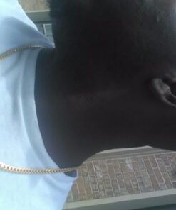 U7 Diamond Cut Miami Cuban Link Chain for Men Women Stainless Steel Curb Chain Necklace, Cool Hip Hop Jewelry Silver/Black/18K Gold Plated Chains, Width 3/6/9/12mm,18/20/22/24/26/28/30 Inch d.Flat Curb-6mm-gold 22.0 Inches 29 51zsy9vEavL