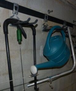 Rubbermaid FastTrack Wall Mounted Storage and Organization System Rail for Home and Garage, Horizontal 48", Holds up to 1,750 pounds, Black, Perfect for Yard Tools/Sports Equipment/Ladders 48" Rail 61 51zvOUeK8L