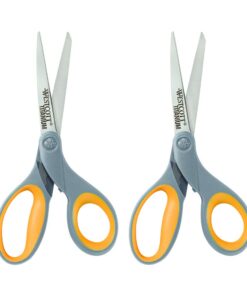 Alternative view of Westcott 13901 8-Inch Titanium Scissors For Office and Home, Yellow/Gray, 2 Pack