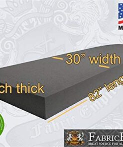 30" X 82" Upholstery Rubber Foam Sheet Cushion (Seat Replacement, Foam Padding) USA Made NF33 (4" x 30" x 82" Rubber Foam Sheet) Charcoal 4" x 30" x 82" Rubber Foam Sheet 5 51zvqPXi1L