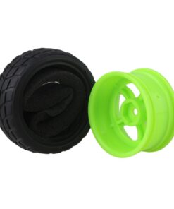 BQLZR Black and Green RC 1: 10 On-Road Racing Car 290143 Wheel Rims & Tires Pack of 4 Black + Green RC1:10 14 51zyJxcgfiL