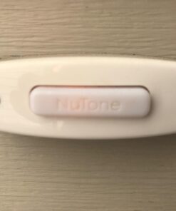 Broan-NuTone PB7LWH Doorbell Kit, Lighted Rectangular Pushbutton for Home, 1" x 1" x 1", White 18 61 0052nL