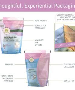 Grab Green Automatic Dishwashing Detergent Pods, 24 Count, Fragrance Free, Plant and Mineral Based, Superior Cleaning, Powerful Grease Removal, Brilliant Shine, Packaging May Vary 24 Count (Pack of 1) 23 61 02vqBgL