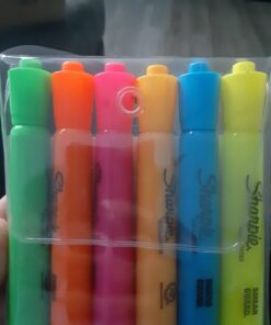 Sharpie Accent Tank-Style Highlighters, 6 Colored Highlighters (25076) 26 61 0W0AQnjL