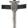 California Costumes Knight Sword With Crusader Sheath Costume Accessory One Size Silver/Black 10 61 4LfMqmjL