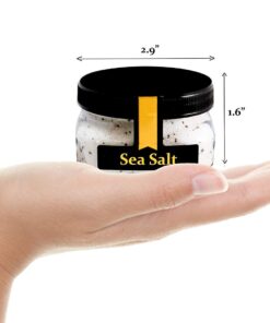French Fleur de Sel Fine Sea Salt - Pure, All-Natural, Unrefined, Kosher Hand-Harvested Sea Salt from Bretagne, France - the Gold Standard for Finishing Salts - 3.5 oz. Stackable Jar 16 61 5a0CxIrL 1