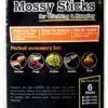 Galápagos (05320) Mossy Terrarium Sticks 18" (Pack of 6) 18" Green 26 61 5sN2FVhL