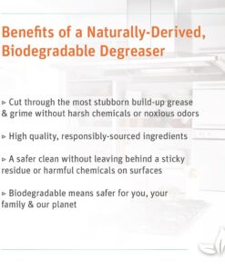 Grab Green Kitchen Power Degreaser, 16 Ounce (Pack of 3), Fragrance Free, Biodegradable, Plant and Mineral Based, Cuts Through Tough Grease and Grime 15 61 6jHTAxaL
