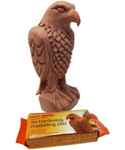 Mont Marte Terracotta Color Air Hardening Modeling Clay 500g (1.1lb). Terracotta Color Air Dry Clay with Drying Time of Approximately 24 Hours. Suitable for Sculptors and Modelers of All Skill Levels. 1.1lb Terra 17 61 7ChYNVPL