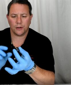 Liberty Glove – Duraskin - T2010W Nitrile Industrial Glove, Powder Free, Disposable, 4 mil Thickness, Large, 100 Count (Pack of 1) 8 61 7b asL4L