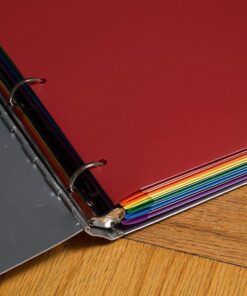 JAM PAPER Heavy Duty Plastic 3 Hole Punch Pocket Folders - Extra Tough School Folders - Assorted Primary Colors - 6/Pack 12 61 8A6IqTS