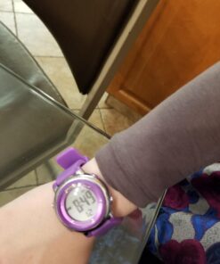 cofuo Kids Digital Sport Waterproof Watch for Girls Boys, Kid Sports Outdoor LED Electrical Watches with Luminous Alarm Stopwatch Child Wristwatch Purple 27 61 BCaFidPL