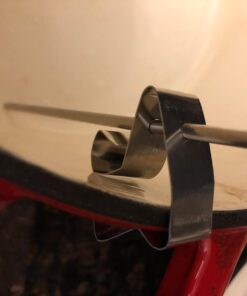 KT THERMO Deep Fry Thermometer With Instant Read,Dial Thermometer,12" Stainless Steel Stem Meat Cooking Thermometer,Best for Turkey,BBQ,Grill 1-pack 12-Inch 28 61 Boxw0jlL