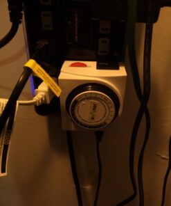 BN-LINK Heavy Duty Mechanical 24 Hour Timer Dual Outlet 3-Prong Accurate Indoor for Lamps Fans Christmas Lights White AC 1875W 1/2 HP, UL Listed U2 40 61 BsZmsEL