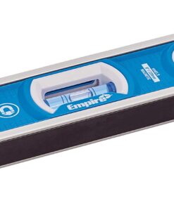 Empire Level EM81.9G 9 Inch Magnetic Torpedo Level w/Overhead Viewing Slot (Made in USA), Silver/White/Blue 9 61 DE6h8RzL