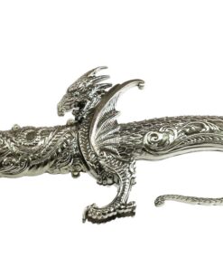 Vulcan Gear 36" Saint George Dragon Saber Fantasy Medieval Knight Sword - Choose Your Color Black 13 61 DV9cvRbL