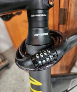 Master Lock Bike Lock Cable, Combination Bicycle Lock, Cable Lock for Outdoor Equipment, Black 4 Ft. Preset Combo 1 Pack 29 61 FTqvhW9L