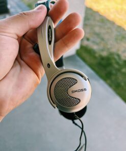 Koss KTXPRO1 Titanium Portable Headphones with Volume Control, Single, Standard Packaging 40 61 GEQ6MYIL