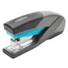 Swingline Stapler, 25 Sheet Capacity, Optima 25, Jam Free, Reduced Effort, Soft Grip, Blue and Gray (66404) Blue/Gray Pack of 1 Full Size 55 61 HL1z9ZDL