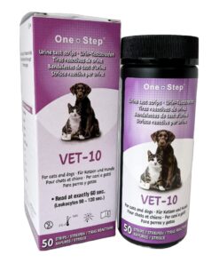 One Step Pet Urine Testing Strips, 50 x Urinalysis Parameter Tests for Dogs, Cats, Vets, Accurate Testing for Veterinarians, Detects UTI, Diabetes, Bladder, Kidney, Liver, SG, pH, Glucose 17 61 IIvlgzzL