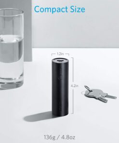 Alternative view of Anker PowerCore 5,000mAh Portable Charger, Ultra-Compact 5K External Battery with Fast-Charging Technology, Power Bank for iPhone 15/15 Plus/15 Pro/15 Pro Max, iPad, Samsung Galaxy and More Black