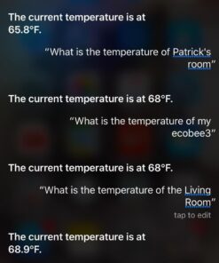 ecobee3 Smarter Wi-Fi Thermostat with Remote Sensor, 2nd Generation 39 61 NDH5myQL