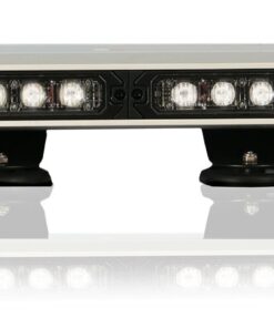 ThunderEye 18" Inch (Amber/White) Low Profile Magnetic Roof Mount Snow Plow Truck Vehicle Strobe Mini LED Light Bar Amber/White 10 61 NG6P783L