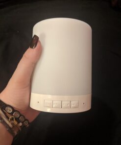 Elecstars Touch Bedside Lamp - with Bluetooth Speaker, Dimmable Color Night Light, Outdoor Table Lamp with Smart Touch Control, Best Gift for Men Women Teens Kids Children Sleeping Aid 76 61 Pk1LshfL