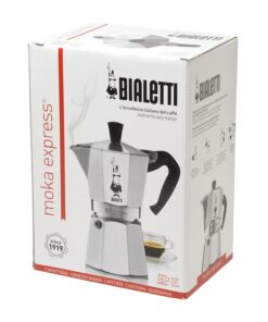 Alternative view of Bialetti - Moka Espress: Iconic Stovetop Espresso Maker, Makes Real Italian Coffee, Moka Pot 6 Cups (6 Oz), Aluminium, Silver
