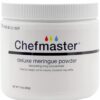 Chefmaster - Meringue Powder - Eggwhite Substitute - 10oz - Create Delicious Dessert Toppings, Stabilize Icing and Meringue - Made in the USA 10 Ounce (Pack of 1)