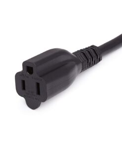 Amazon Basics Extension Cord, 13 Amps, 125V, 6 Foot, Black 6-Foot Single 10 61 ScpUtwdL