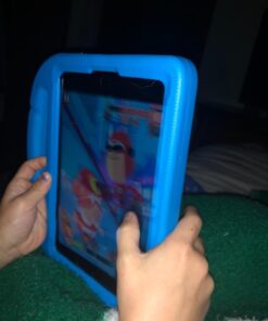 SUPLIK iPad Mini 5/4/3/2/1 Case for Kids, Durable Shockproof Protective Handle Bumper Stand Cover with 2*Screen Protectors for 7.9 inch Apple iPad Mini 5th/4th/3rd/2nd/1st Generation, Blue 42 61 VVO1LZBL