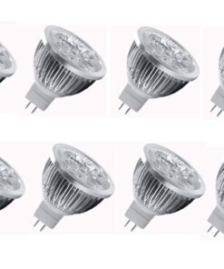 JKLcom 4W LED MR16 Bulbs 12V 4W LED Spotlight Bulb for Landscape Track light, MR16 GU5.3 Base,12 Volt,4W(35W Equivalent Halogen Replacement),Warm White 3000K,8 Pack 14 61 W56FqJRL