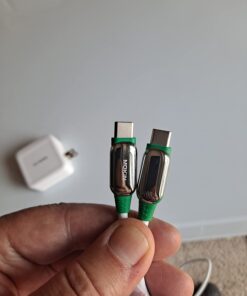 100W USB C Charger Block, MOKiN GaN III 2-Port Type C Wall Charger Foldable Power Adapter, USB C Power Adapter, for MacBook Pro/Air, iPhone 14 Pro Max, iPad, Google Pixelbook, and More White 45 61 WAPmtDnL