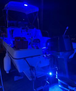 Jiawill 316L Stainless Steel Underwater 1/2" NPT 9 to 30V 27w Boat Drain Plug Light with Internal Driver and Overheat Protection 3 Years Warranty (Blue) Blue 45 61 WYDBYlhL