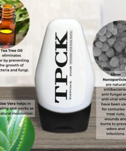 TPCK ToppCock Silver Leave-On Hygiene Gel for Man Parts, 90ml Odor Neutralizer, Male Care Moisturizing Body Hygiene (Pack of 2) Aloe Vera 3.04 Fl Oz (Pack of 2) 7 61 ZEz ak1L