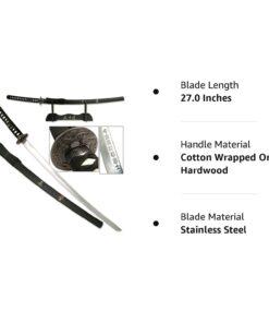 Last Samurai Japanese Sword-Katana Honor Comes with Free Stand Sword Of Honor 35 61 bkKe9jnL