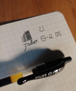 Pilot, G2 Premium Gel Roller Pens, Extra Fine Point 0.5 mm, Pack of 12, Black Black Ink 31 61 du3JUrhL