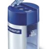 Staedtler 512 001 ST Double-hole Tub Pencil Sharpener 1-2/3 L x 2-1/4 W x 1-2/3 H in Blue, Silver 10 61 eQWlgh1L