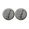 HandcraftDecorations Microscope Stud Earrings Science Stud Earrings STEM Stud Earrings Biology Stud Earrings Chemistry Stud Earrings Microscope Jewelry Science Jewelry Science Gifts.F064 (E2) 25 61 ee5gdyrL