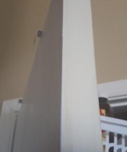 Lavish Home (White) 6-Tier Adjustable Kitchen Door Rack for Pantry Organization and Storage Shelving, (L) 19” x (W) 5” x (H) 56-64 49 61 eu4Gz4L