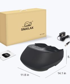 Snailax Foot Massager with Heat,Kneading,Compression,Vibration, Shiatsu Feet Massager Machine for Plantar Fasciitis,Neuropathy Pain, Foot Warmer,Gifts for Women,Men,Size 12 Foot Massager SL-527 30 61 fN7OfoML