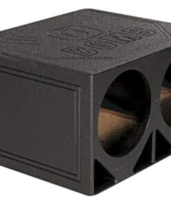 Alternative view of Q Power QBOMB12TB Dual 12-Inch Triangle Ported Speaker Box with Durable Bed Liner Spray Standard Packaging