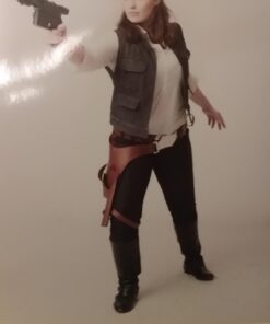 WELLMILLER Han Solo Cosplay Belt Holster Pu Leather Costume Accessories Props Update Version 35 61 g9u86oL