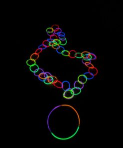 VIVII Glowsticks, 100 Light up Toys Glow Stick Bracelets Mixed Colors Party Favors Supplies (Tube of 100) 52 61 gLh3gTnL
