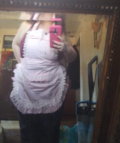 Hyzrz Lovely Home Work Adjustable Apron Cake Kitchen Cooking Women Girls Aprons With Pocket for Gift, Pink 29 61 gPb8c3LL