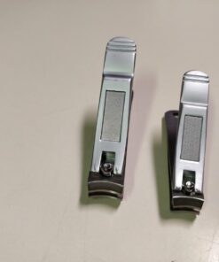 Nail Clippers Set - 2 Pack Stainless Steel Ingrown Toenail Tool, Professional Fingernail & Toenail Clippers for Thick Nails (Pedicure Nail Clippers) Silver 47 61 iDayWVaL