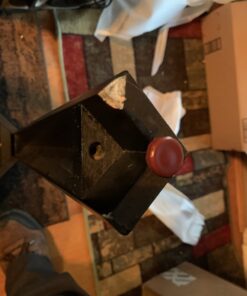 Crown Mark Pierce Side Table, Black 43 61 jcjnf1L