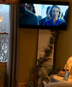 Perlegear Corner TV Wall Mount for Most 26-60 inch TVs up to 99 lbs, Full Motion Corner TV Mount with Dual Articulating Arms, Corner TV Bracket with Swivel Tilt Extension, Max VESA 400x400mm, PGCMF4 43 61 jsUWXK1L